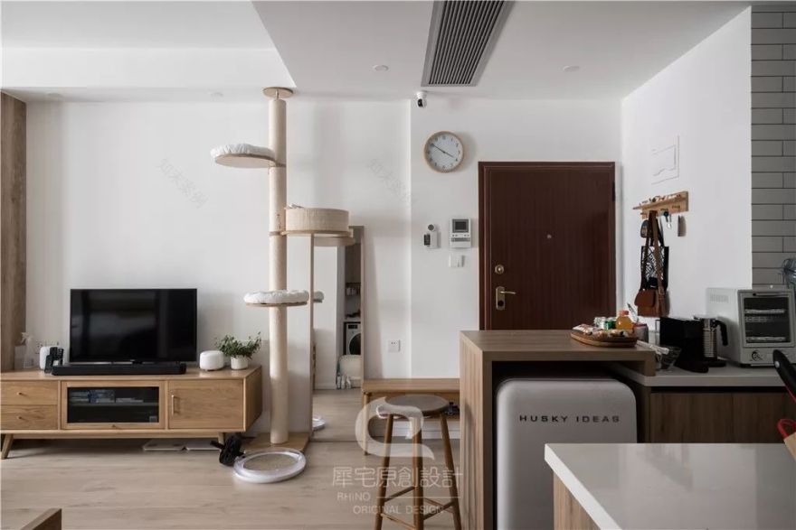 60 平全通透日式一居 | 书房 C 位,猫奴的天堂-68