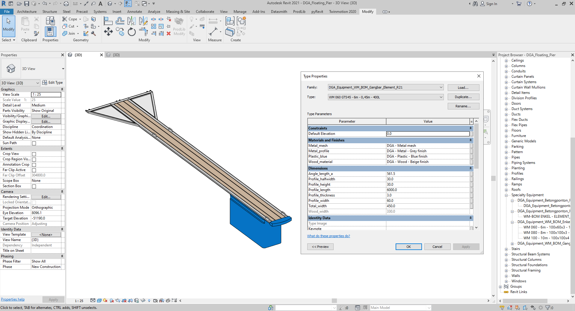 浮式码头 Revit 项目丨瑞典丨Markexpo AB 公司-15