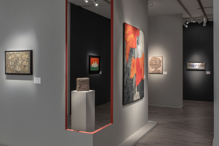 2019 伦敦弗里兹大师艺术展上的 Simon Dickinson 画廊设计-11