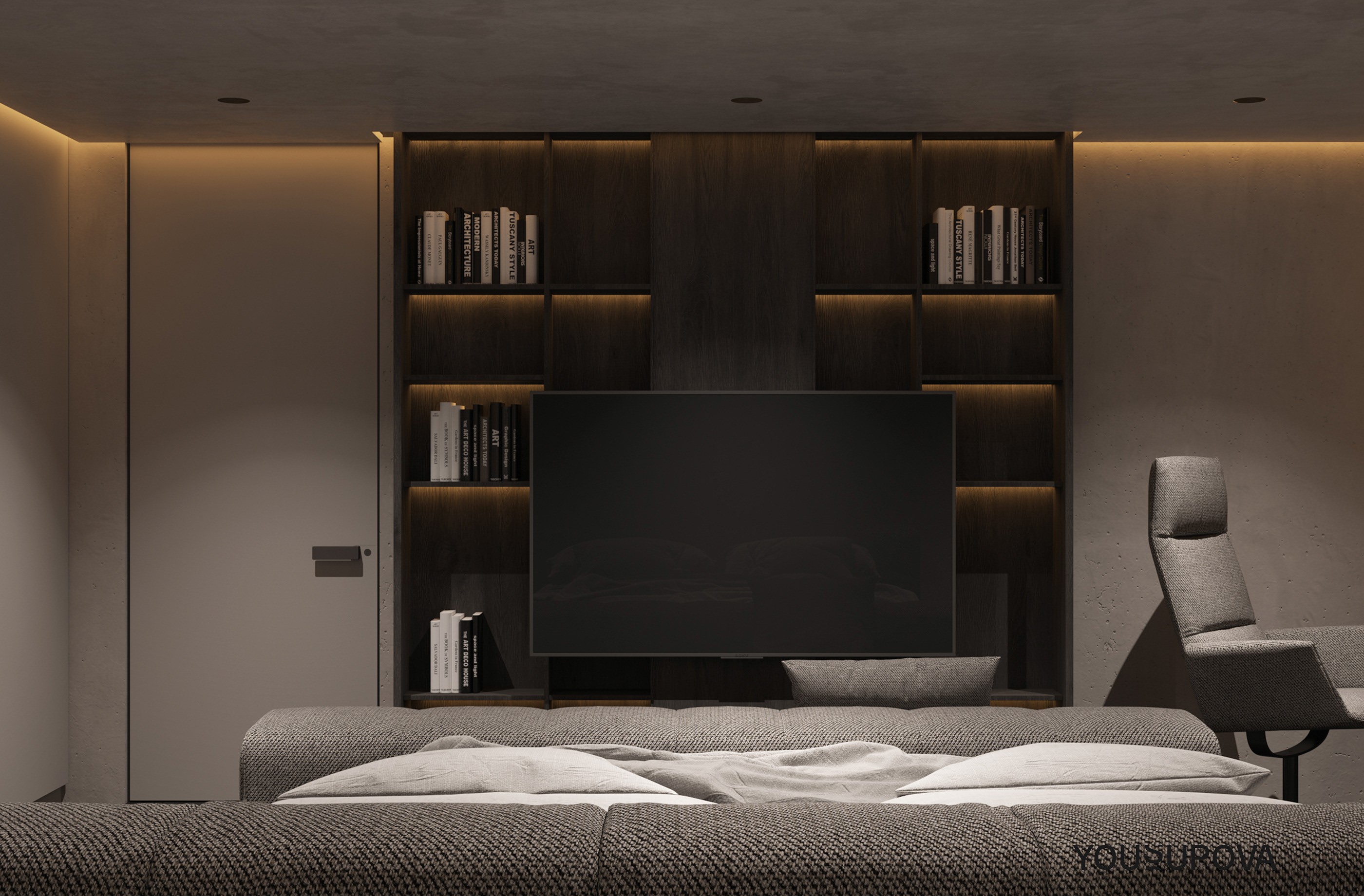 水泥灰色系 空间设计-11