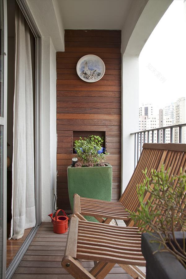 巴西公寓 Fernando,现代木质设计展现温馨居住氛围-4