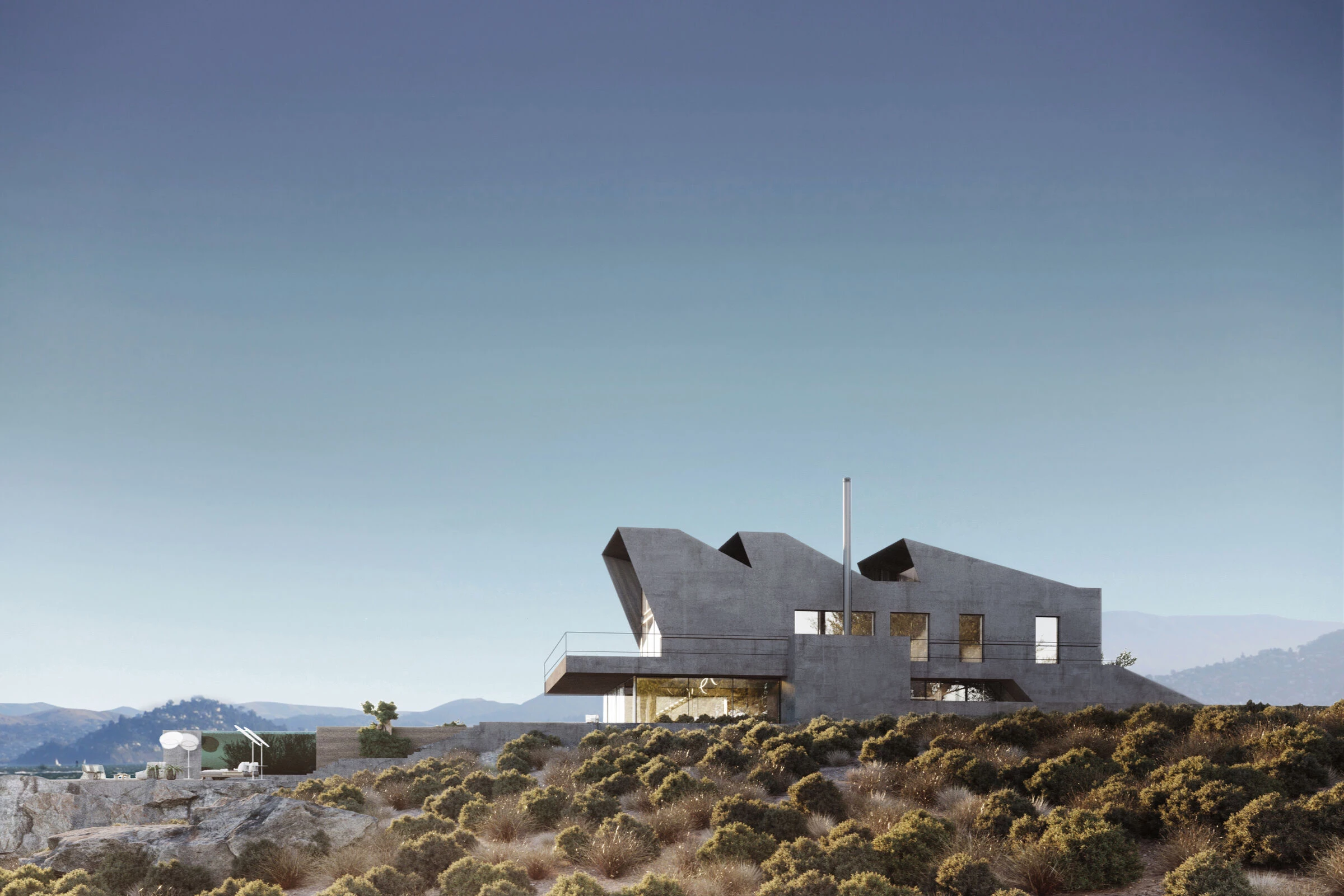 混凝土之韵 · 贝鲁特私人住宅设计-12