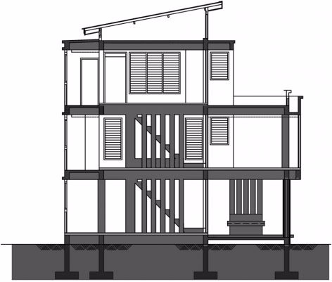 泰国三层民房：建造于大自然的“陋室”-23