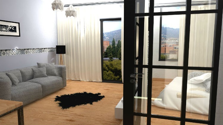 46㎡单身公寓室内设计方案-25