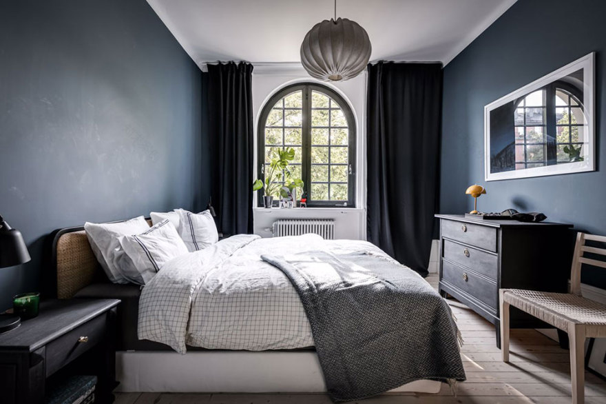 瑞典 73 平米公寓的色彩艺术-16