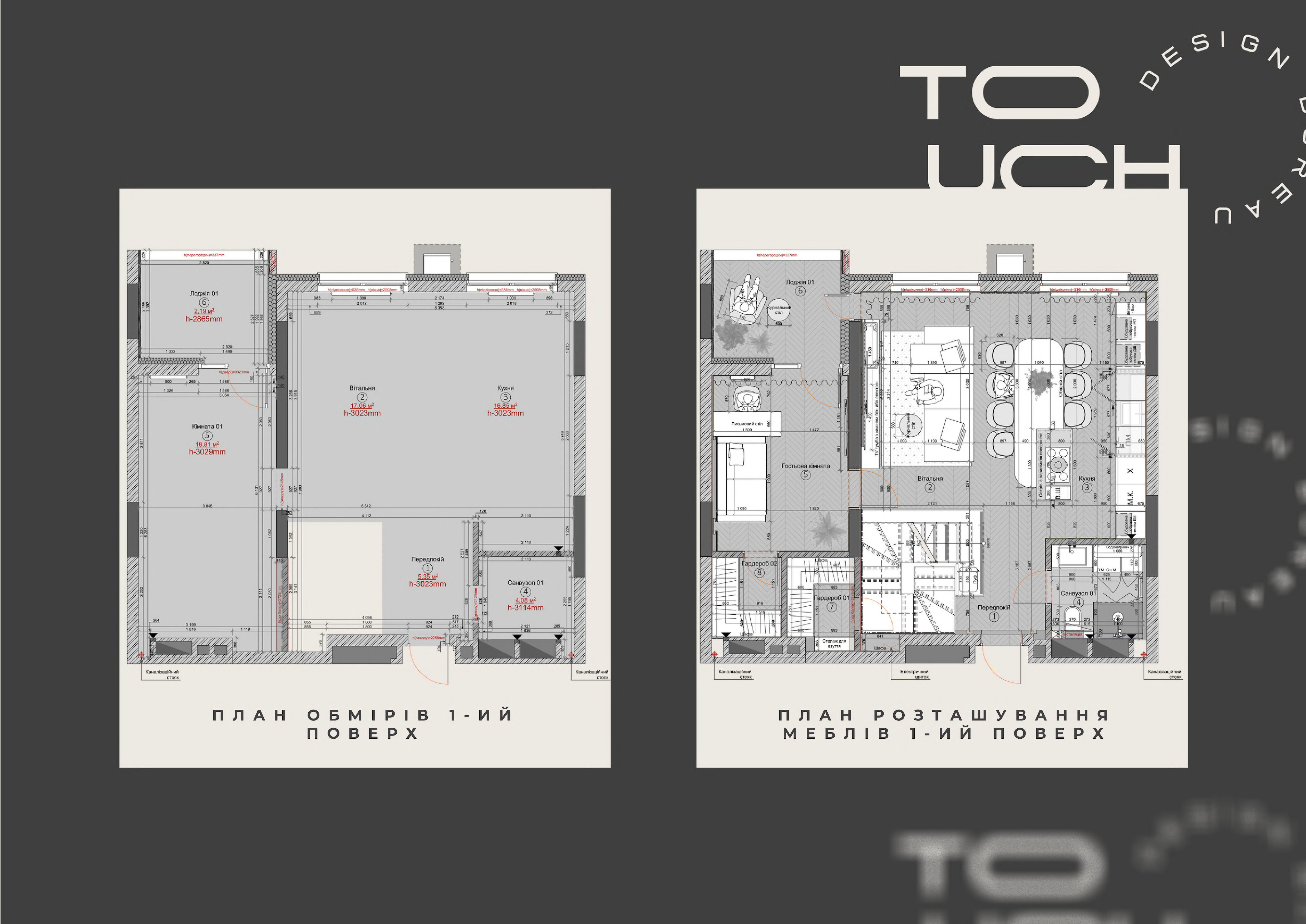 Дизайн-проєкт квартири. ЖК"Русанівська гавань" м.Київ-1