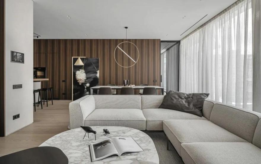 轻奢优雅的 104㎡现代家居丨乌克兰基辅丨Daria Babii-16