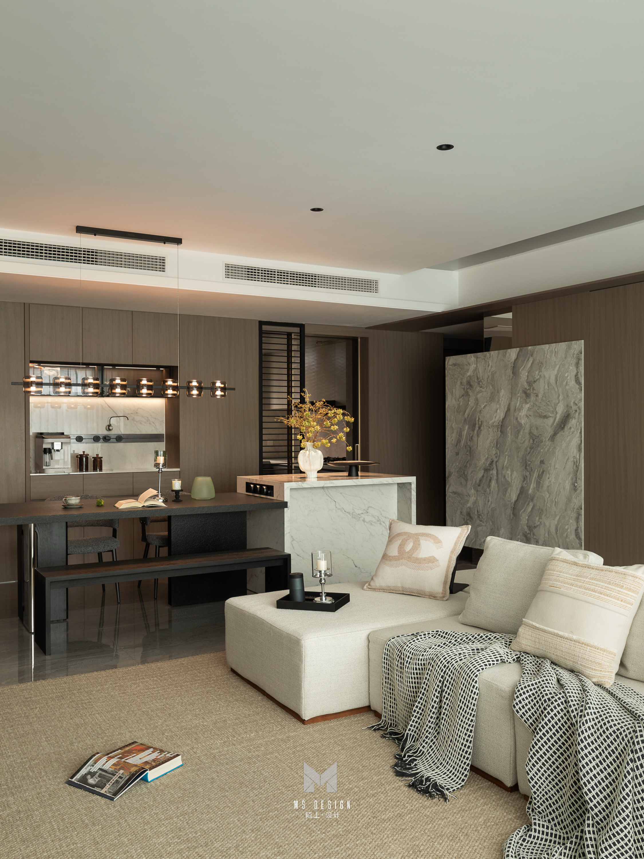 165㎡绿城春知海棠精装改造丨陌上设计-7