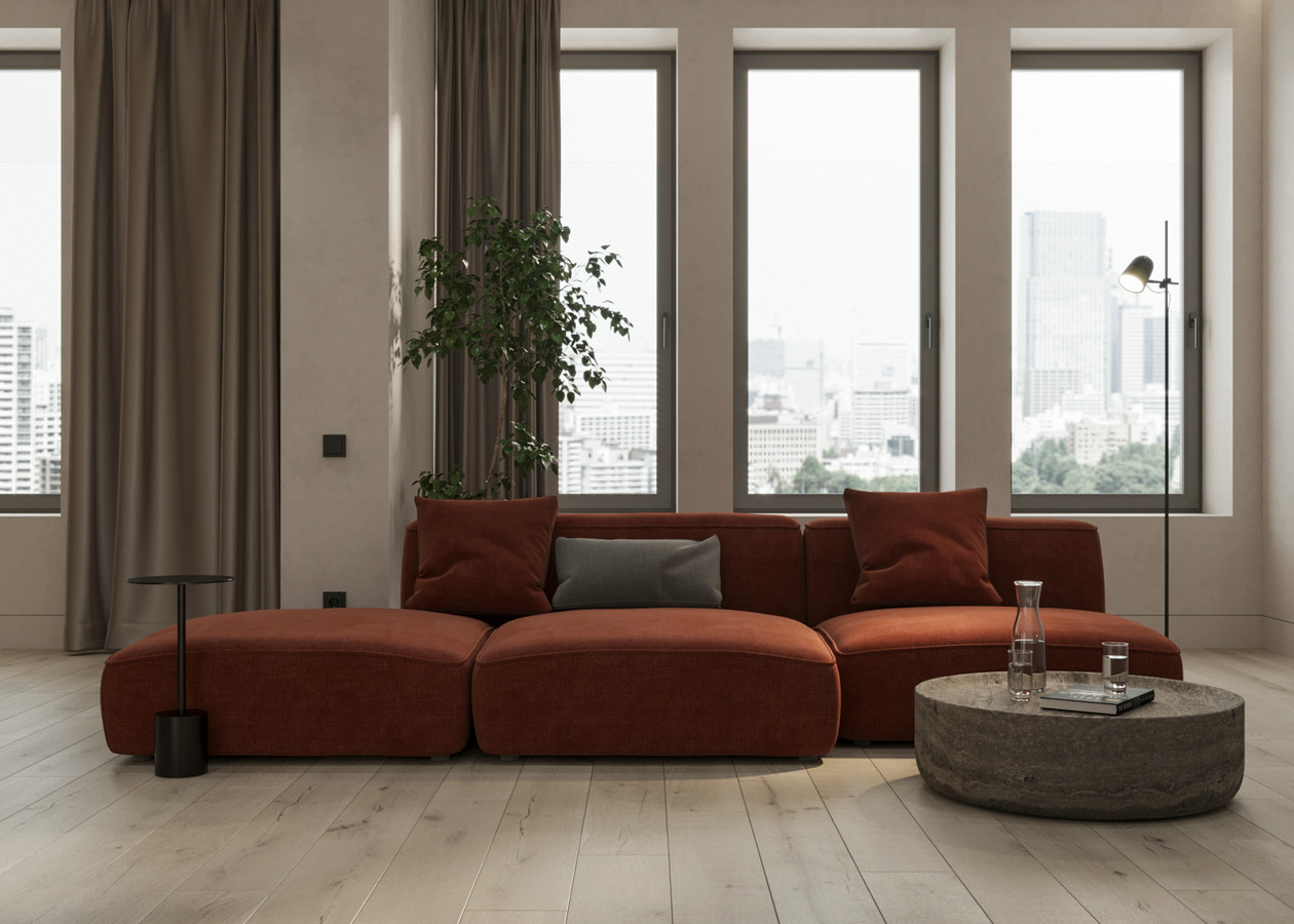 94㎡高级灰色系公寓设计-4