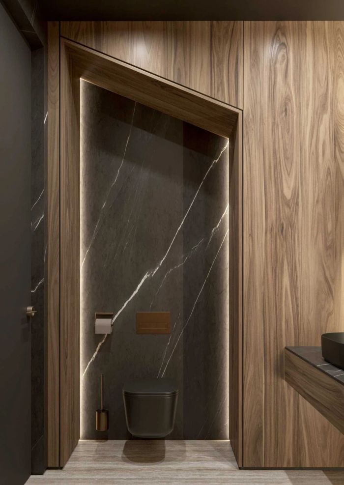 原木空间现代住宅丨Ab Architects-18