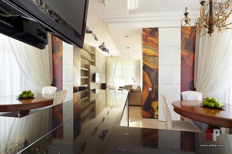 83·3平米复杂几何形状小户型公寓室内设计丨Беляевская Анна,Сморгонская Наталия-12