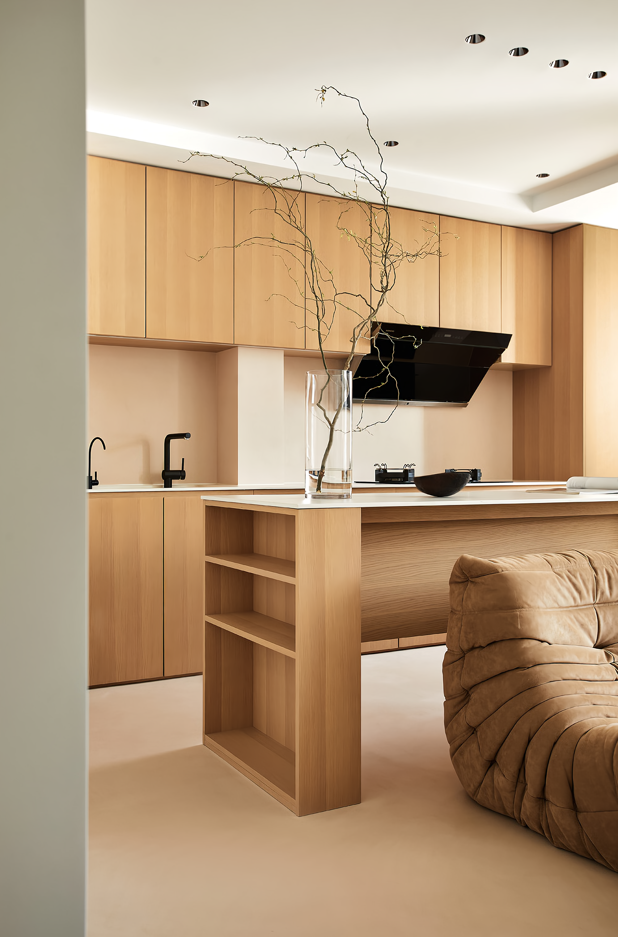 干净的橡木极简之家丨中国北京丨NOTHING DESIGN-4