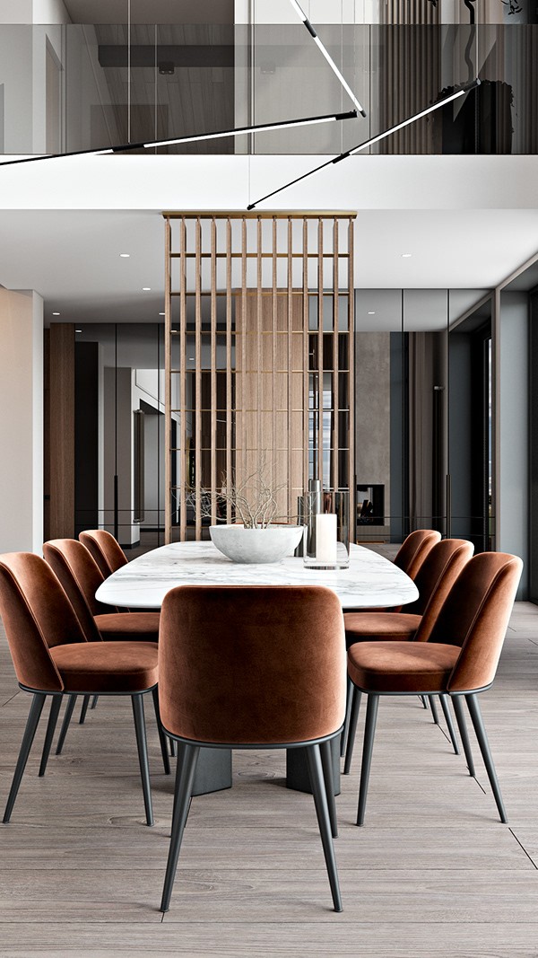 270㎡简约风公寓设计 既舒适又大气-2