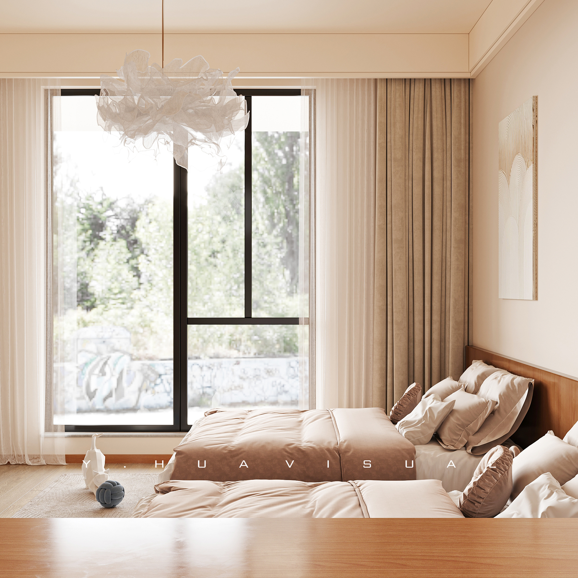 乙画视觉｜色彩碰撞之卧室篇-8