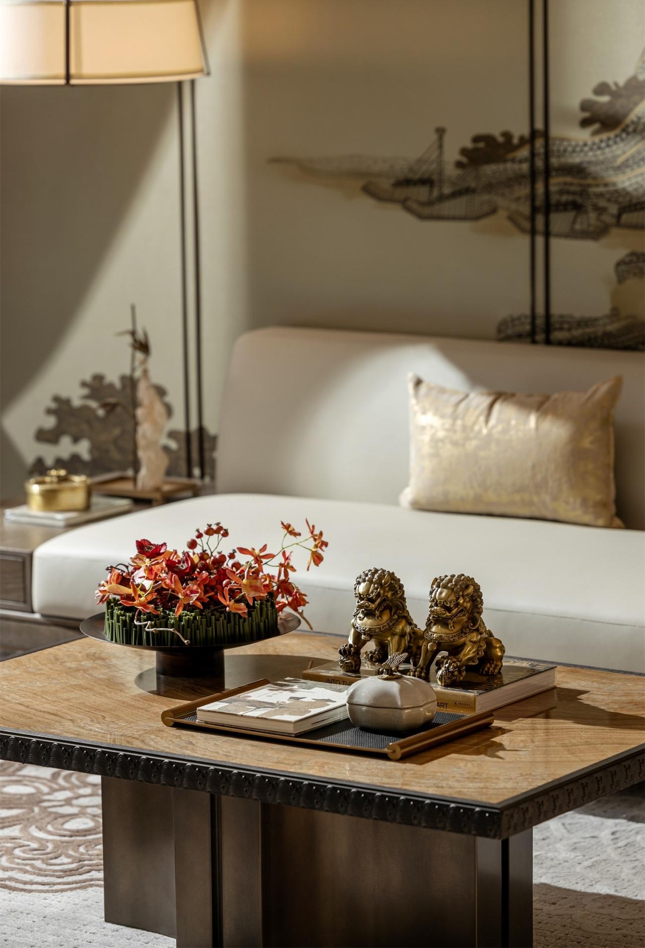 长沙电建泷悦长安424㎡下叠别墅样板间丨中国长沙丨深圳市盘石室内设计有限公司-3