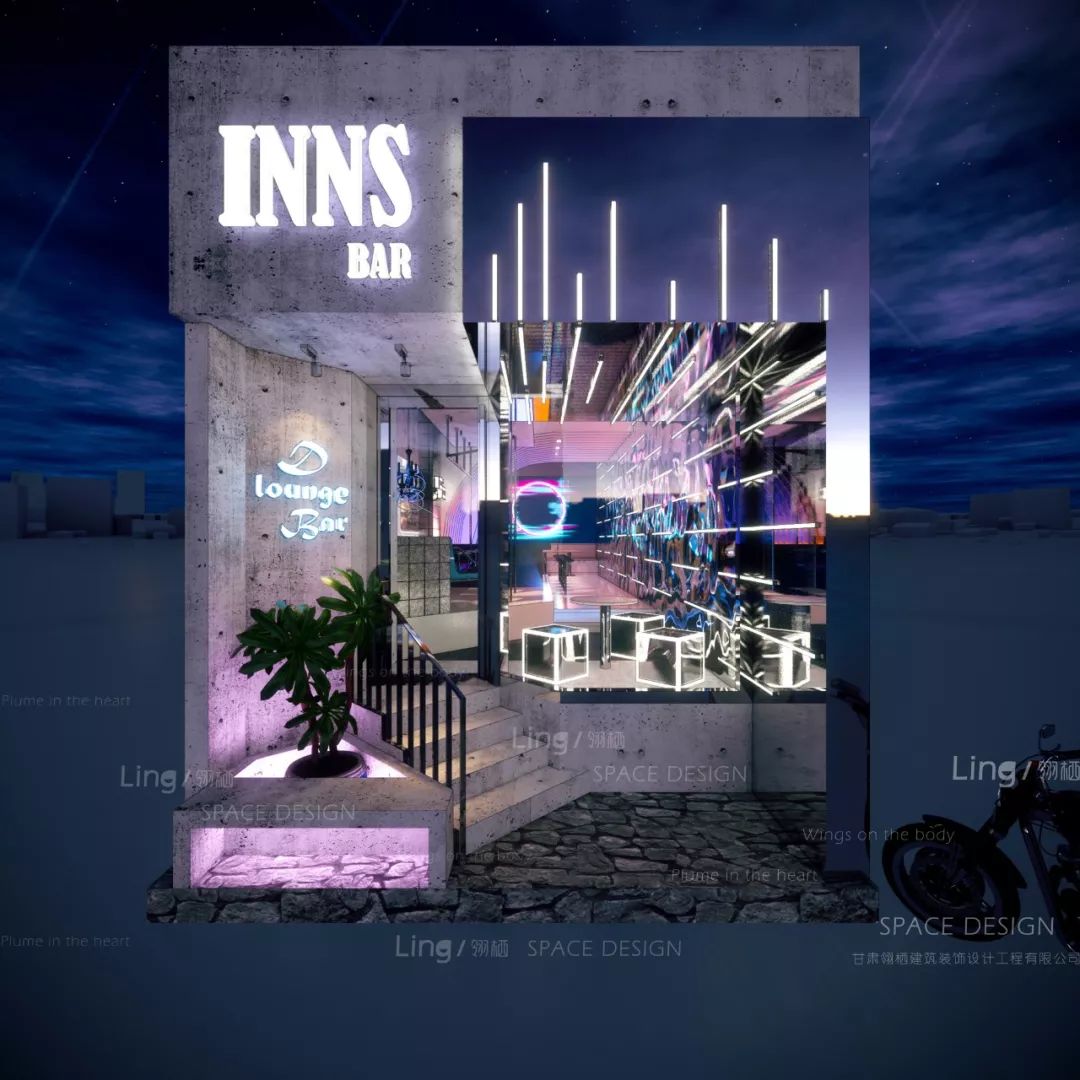 兰州·INNS MUSIC BAR 酒吧设计-10