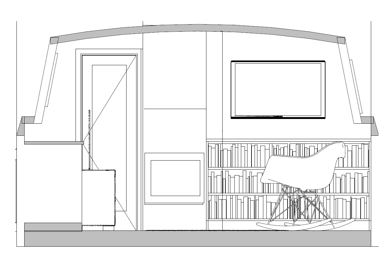 Black&WHITE CANAL BOAT INTERIOR CRICK BOAT LAYOUT3-7