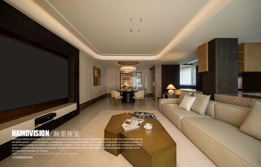 一则设计×平层案例·鎏金暗涌·壹高-16