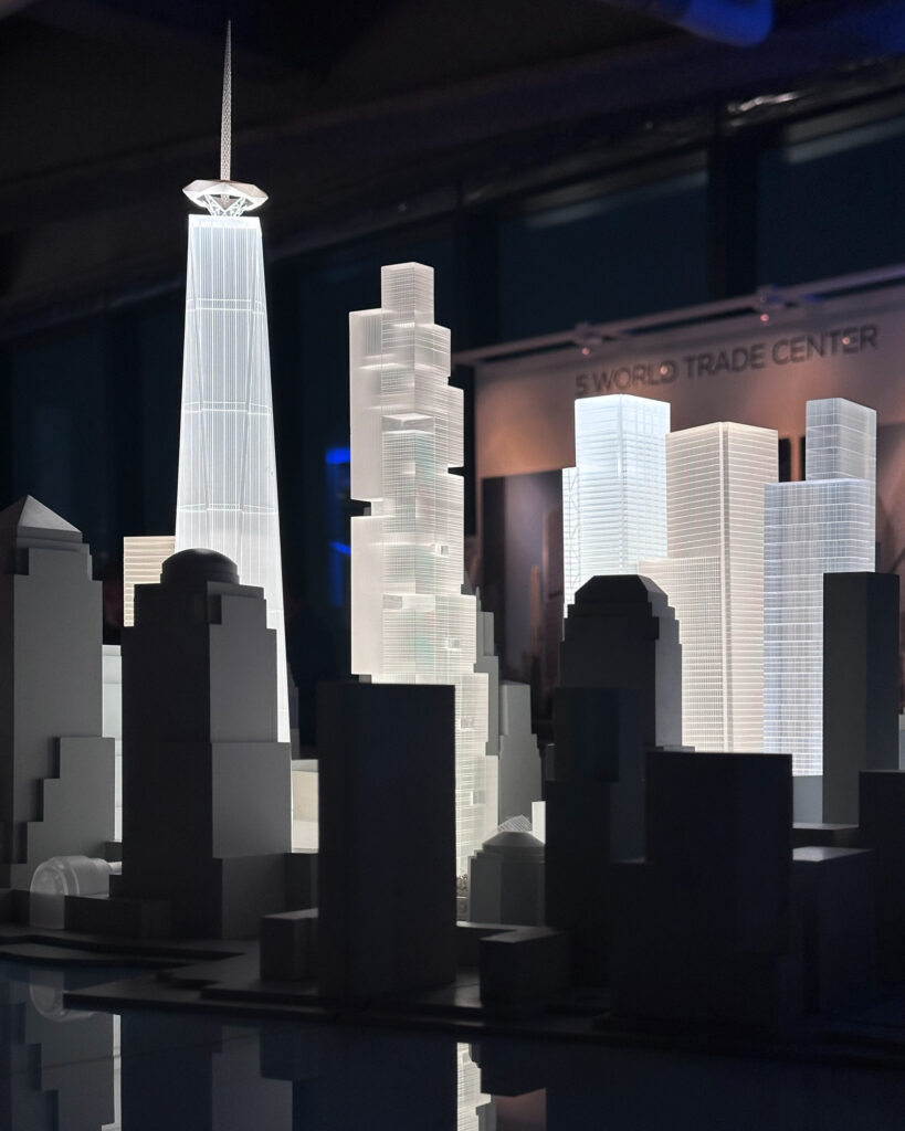 Silverstein Properties Unveils Scale Models of 2 and 5 World Trade Center Skyscrapers in Financial District, Manhattan - New York YIMBY-6