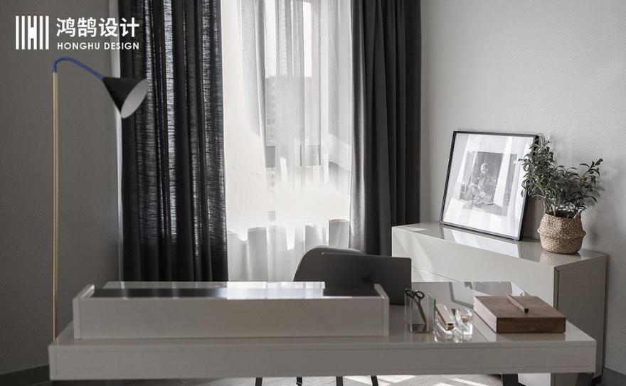鸿鹄设计上海轻奢平层,精致细节呈现品质生活-20