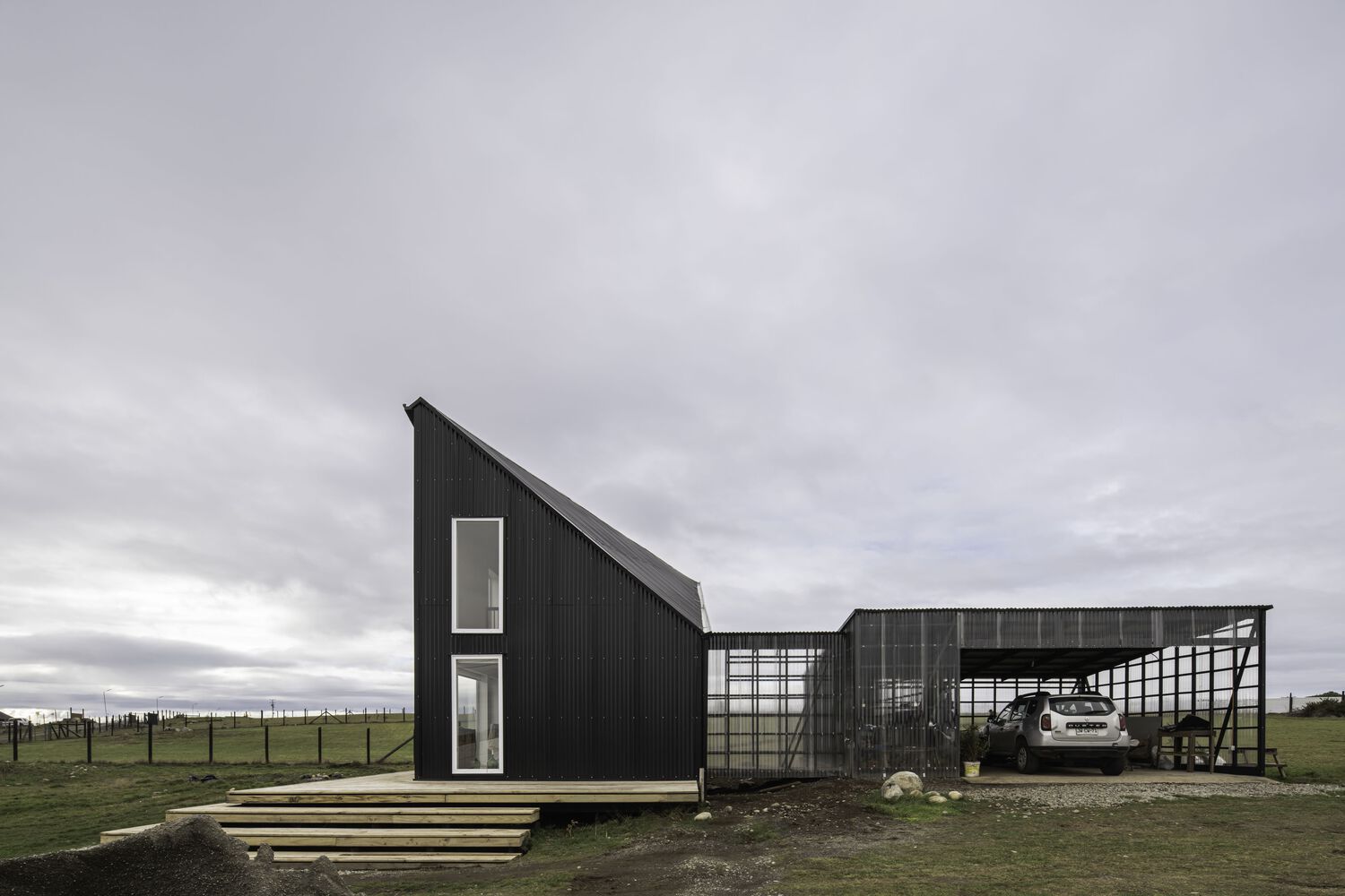 智利 Puerto Varas 的斜脊别墅丨Estudio Diagonal-22