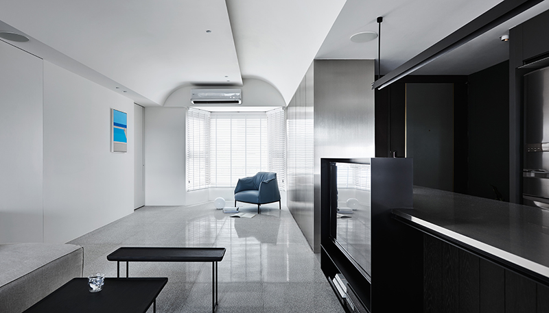 许宅——内湖92㎡弹性活动式宠物共生宅  CONCEPT 北欧建筑设计-12