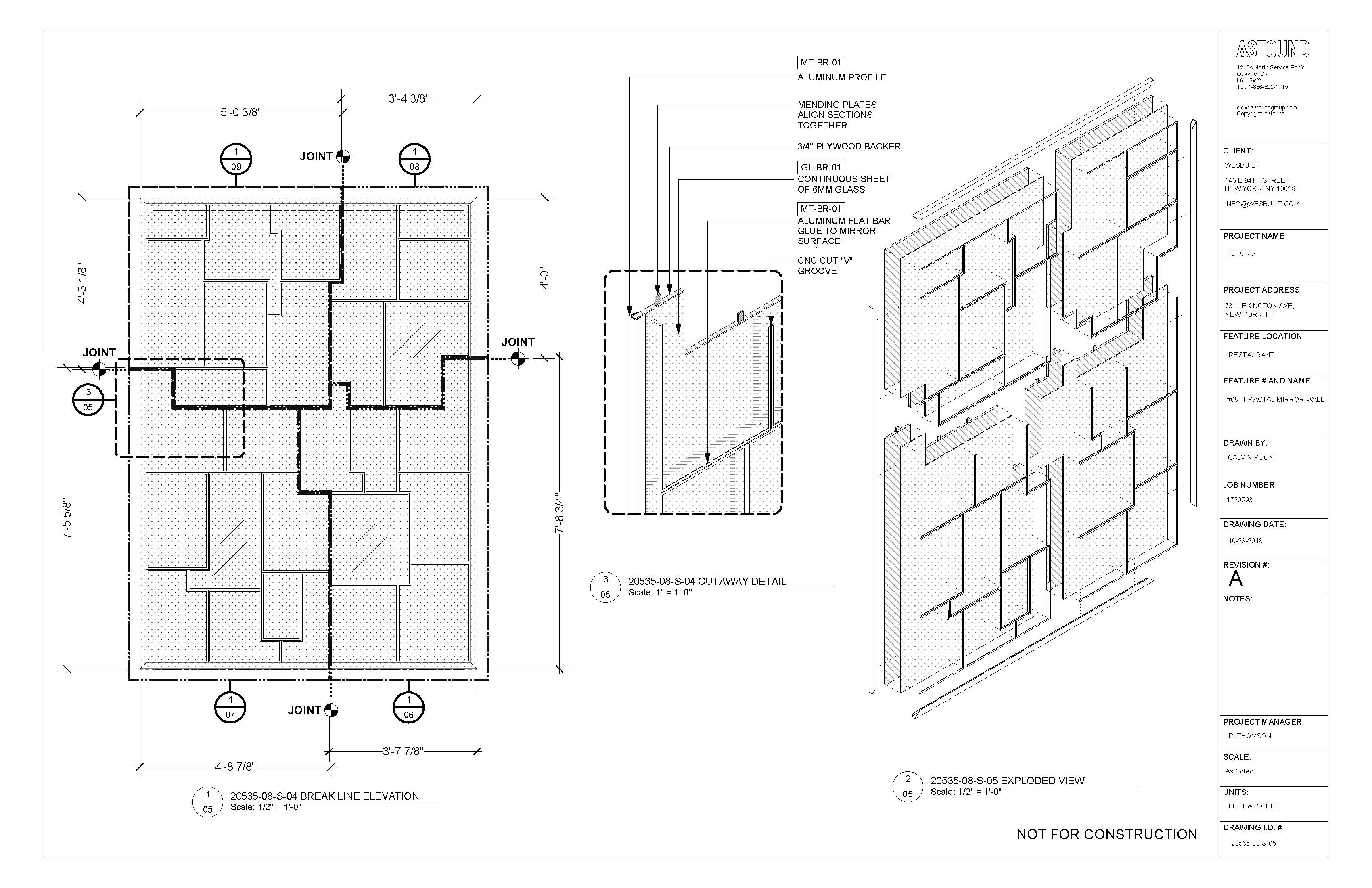 CAD Detailing for Hutong NYC Restaurant Submittal-7