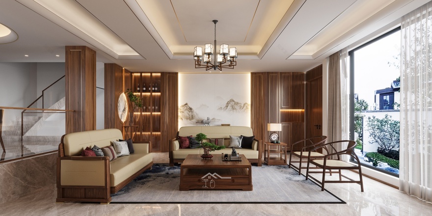 山水之间 · 王艳打造的艺术化别墅空间丨中国无锡丨深白空间设计事务所-15