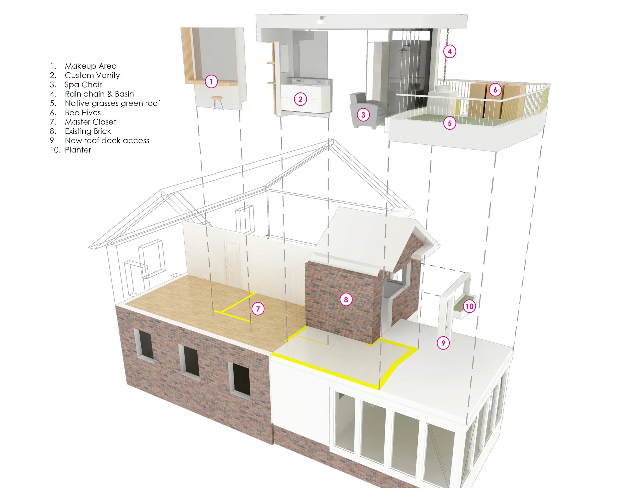 蜂巢甲板丨美国埃文斯顿丨DII Architecture-17