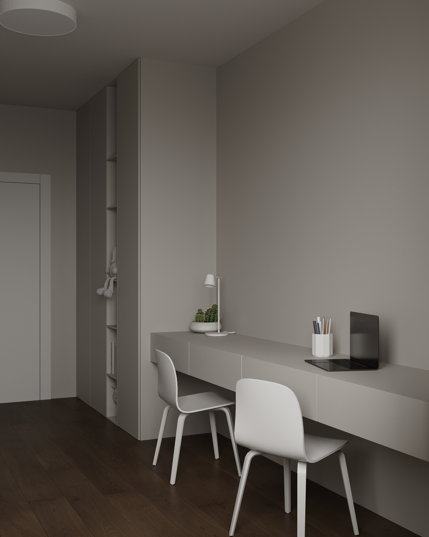 中性色系住宅设计 既简静又舒适-23