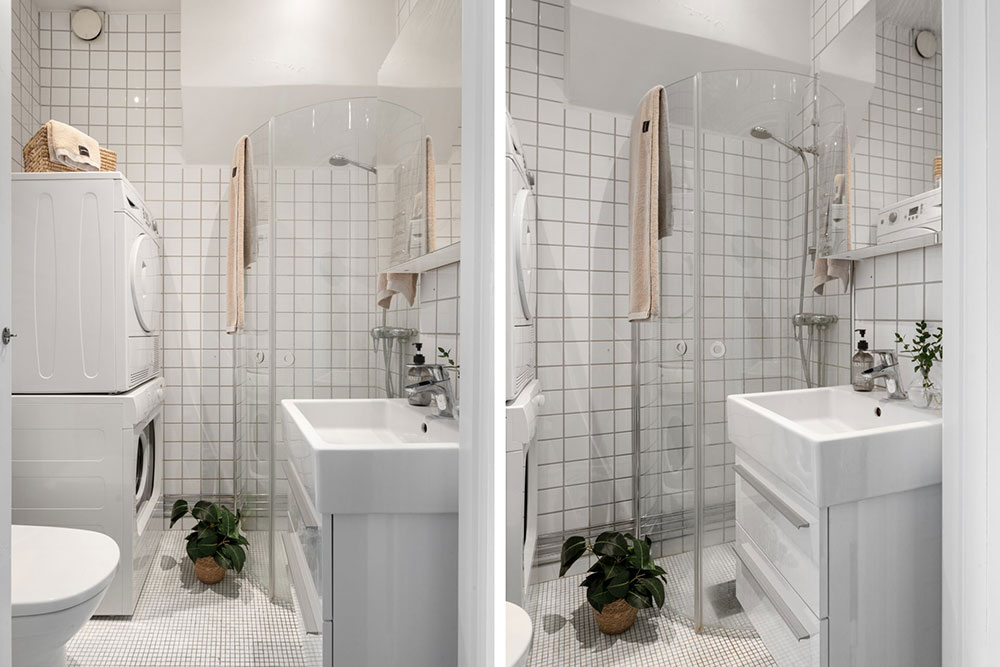 斯德哥尔摩 90 平米全白公寓,极简优雅风设计-28