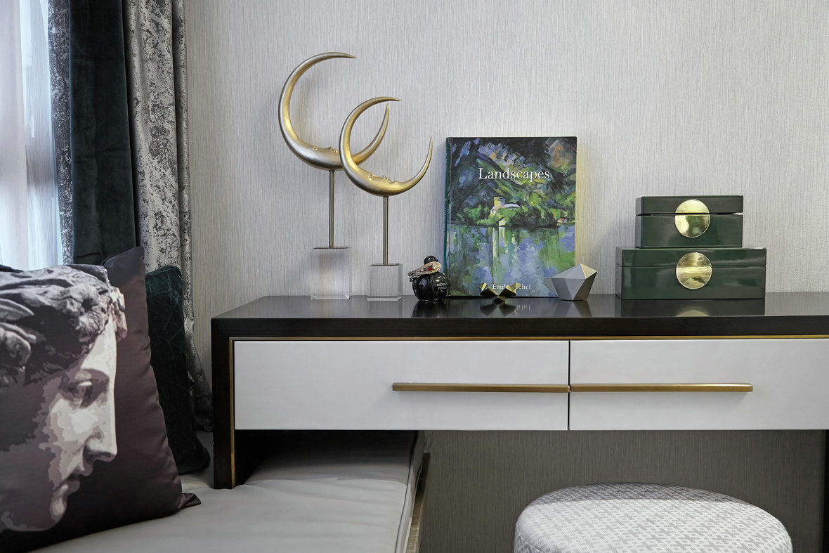 中山万科城轻奢样板间，低调优雅的生活美学-25