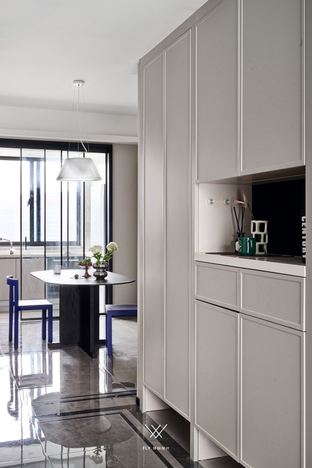 奶油色调的现代简约家居设计丨中国杭州丨菲拉设计-44