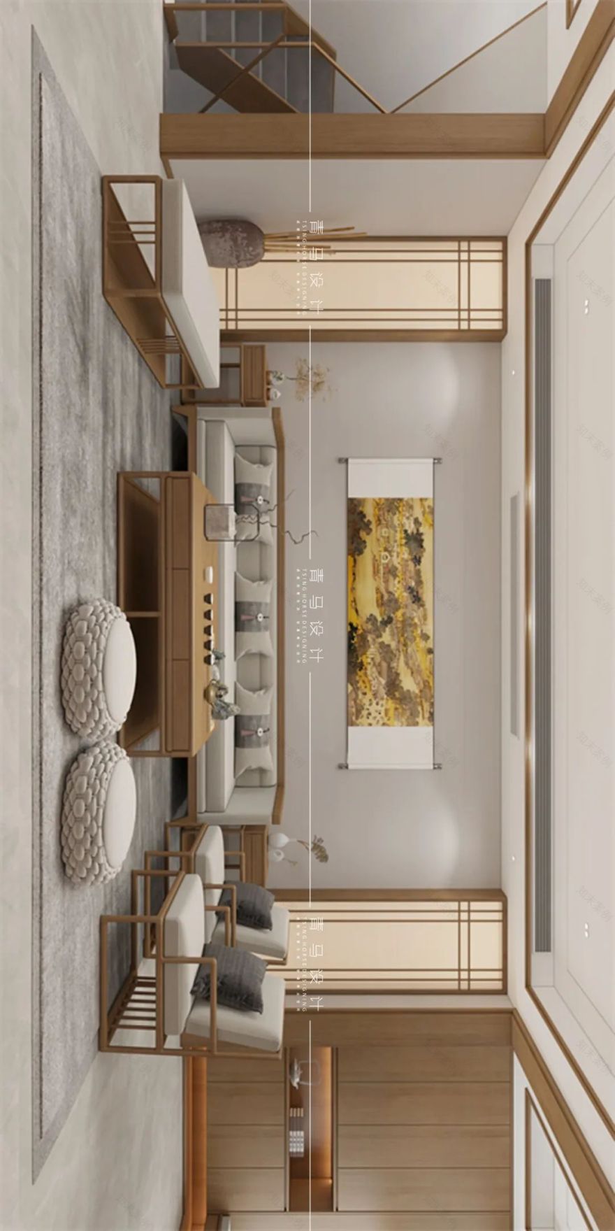 绿地香树花城日式别墅丨青马别墅设计-31