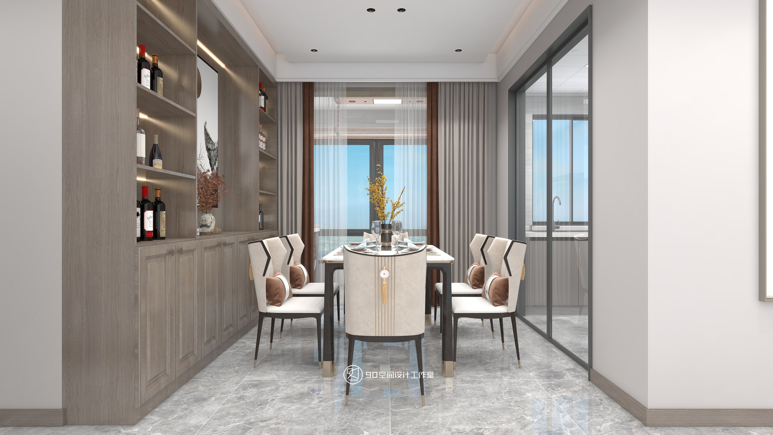 多情种新中式风格126 平方 4 室 2 厅 2 卫-15