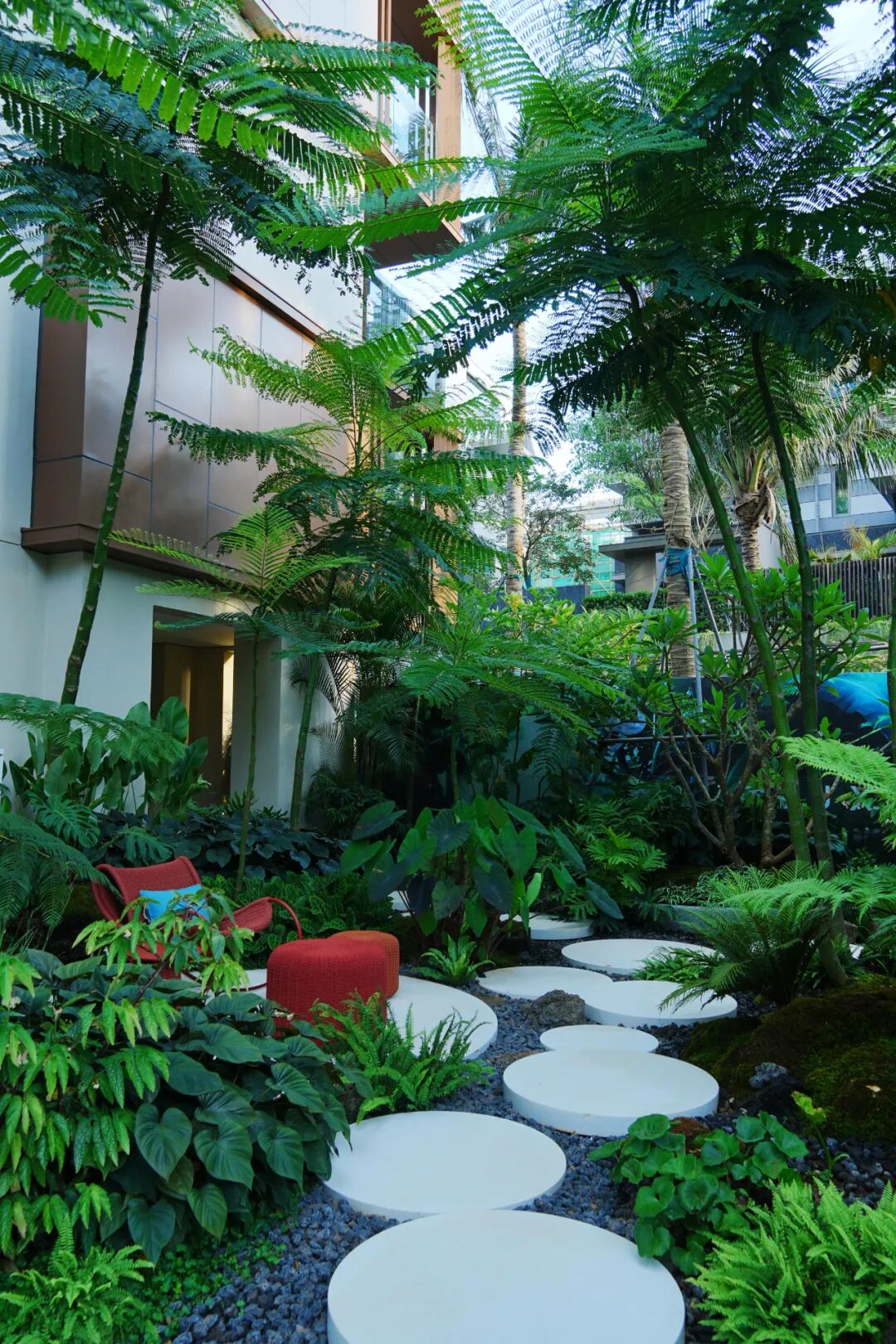 于热带秘境中编织生活美学|江东麓岛阅海澜岸2期花境项目-85