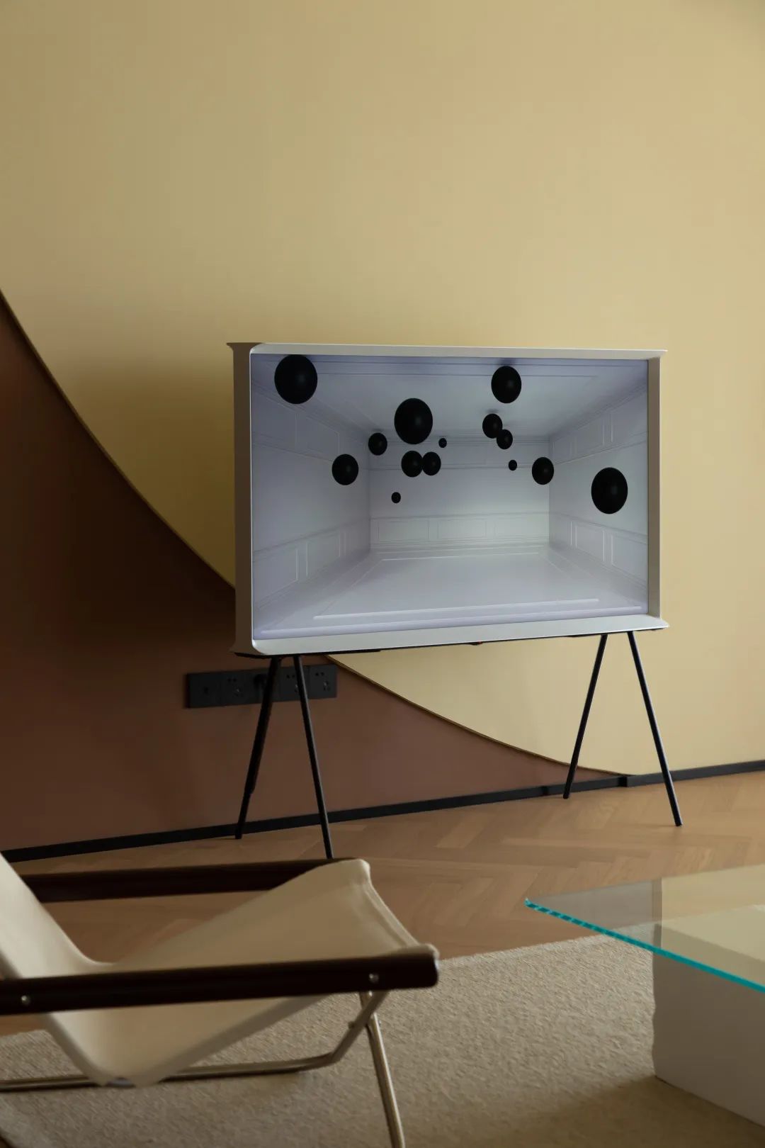 波浪线条的浪漫婚房设计丨中国惠州丨弥尔设计 MIR STUDIO-33