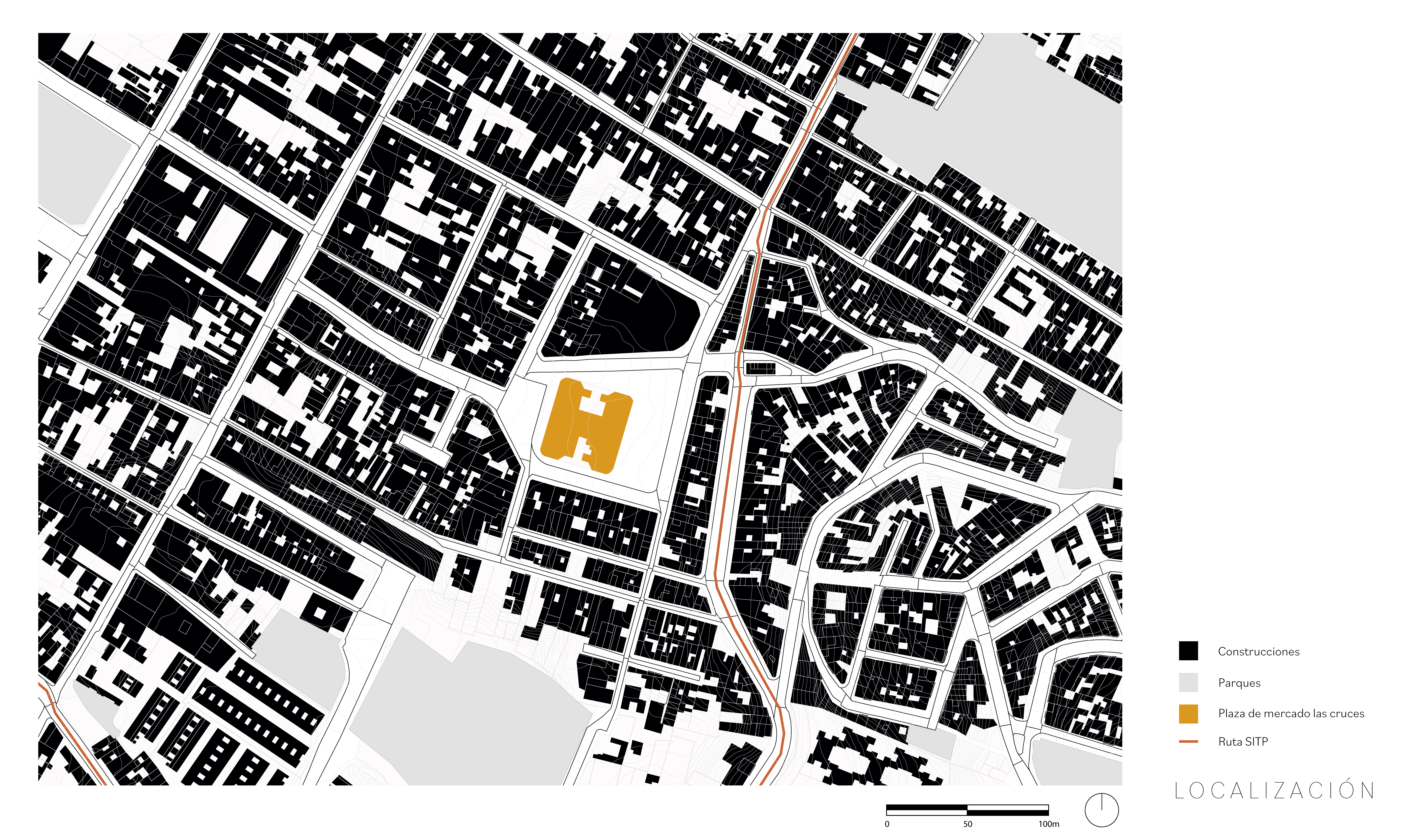 Mercado de las Cruces 广场市场屋顶设计丨哥伦比亚-13