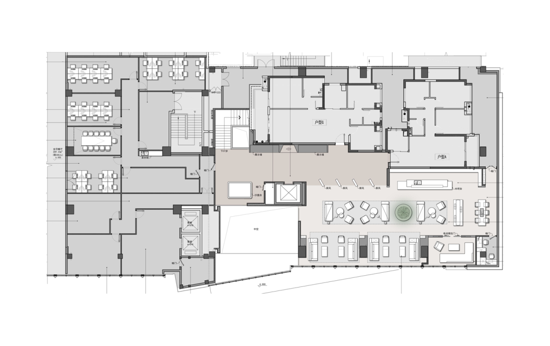 武汉万科东湖堤白营销中心丨中国武汉丨明德设计-54