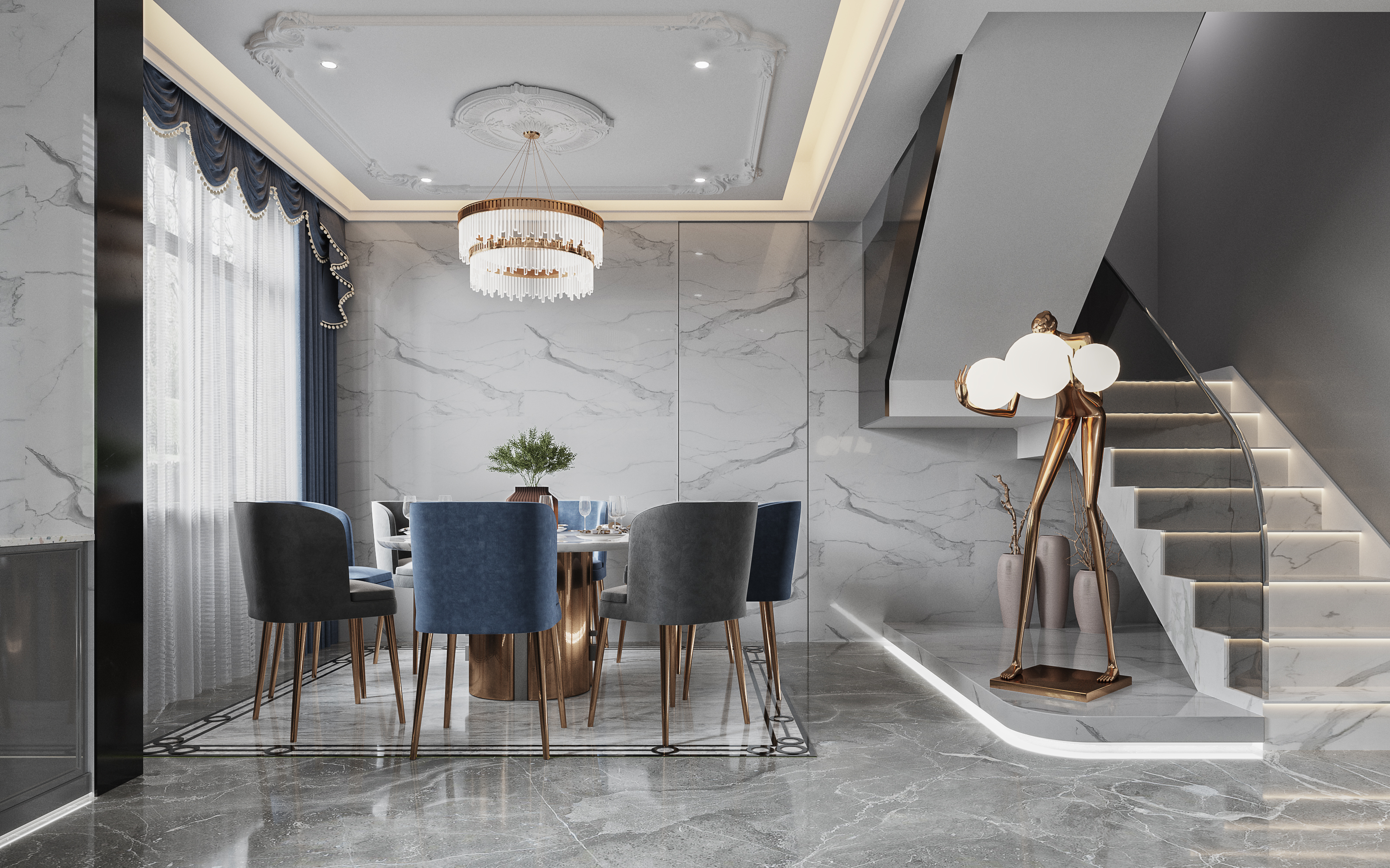 现代法式浪漫满屋-15