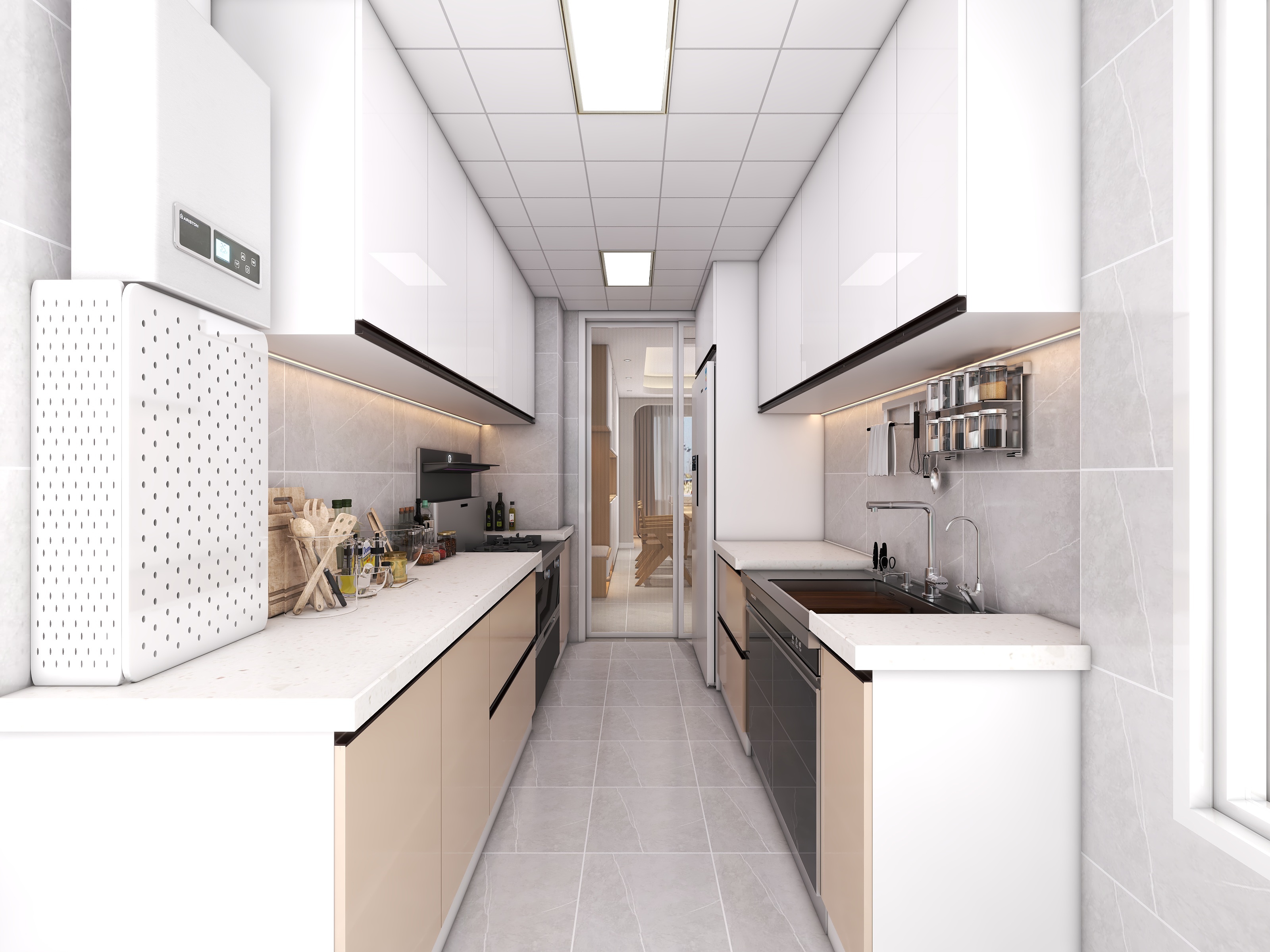 四川成都听湖九园（142平现代简约四居室）-75