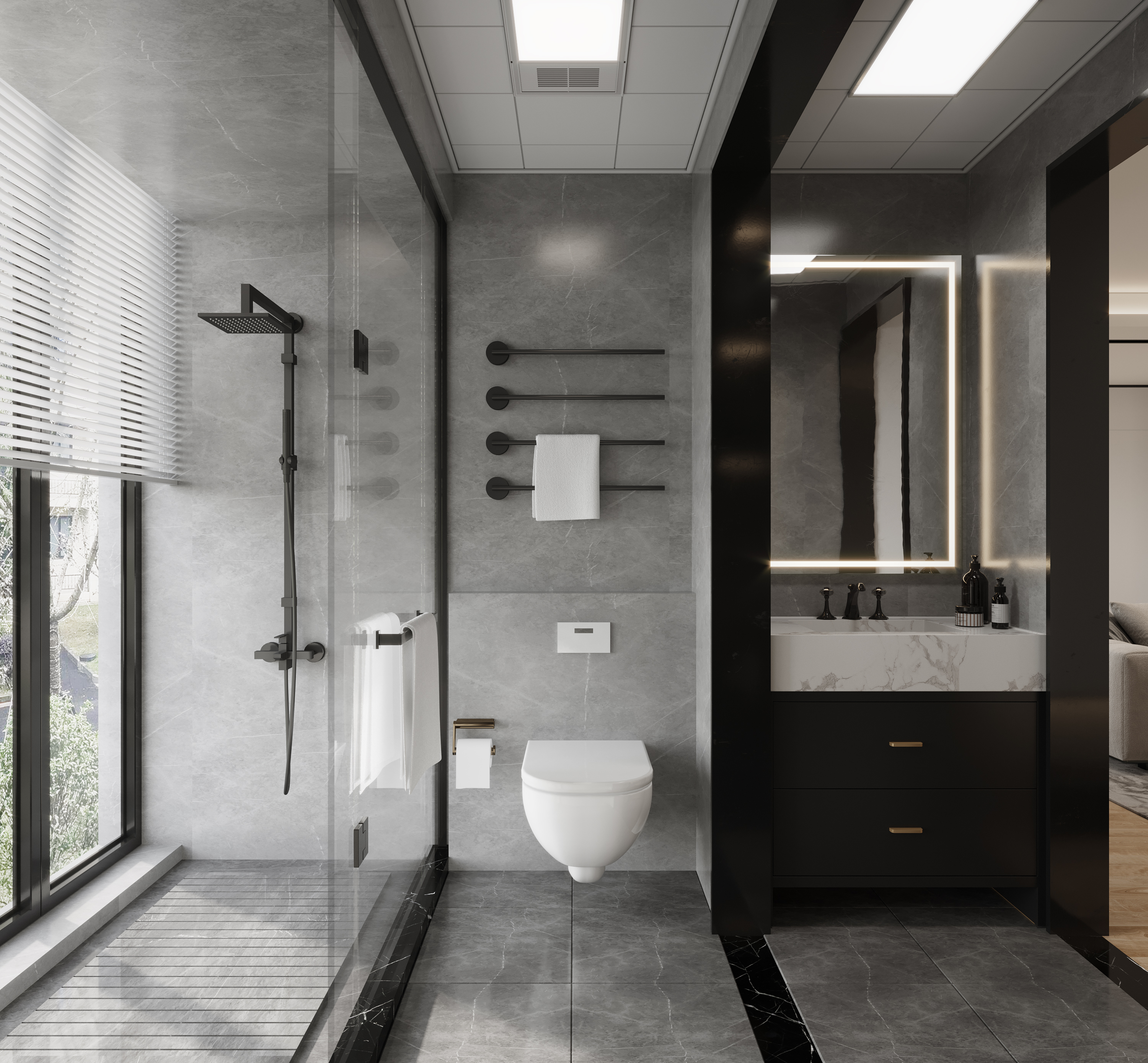 深圳如愿设计：现代简约简洁实用的布置，生活美好舒适-4