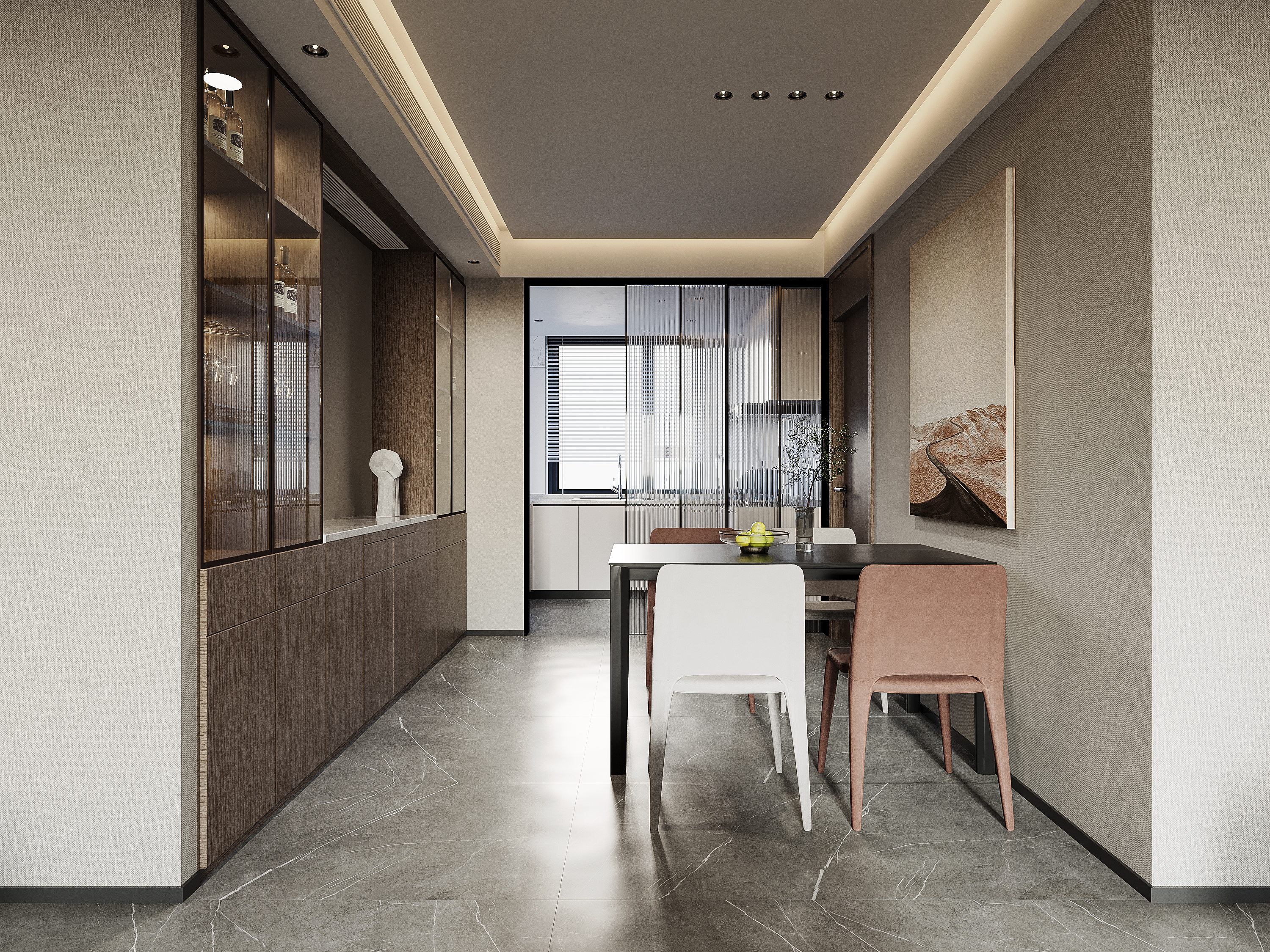 现代客餐厅效果图-7