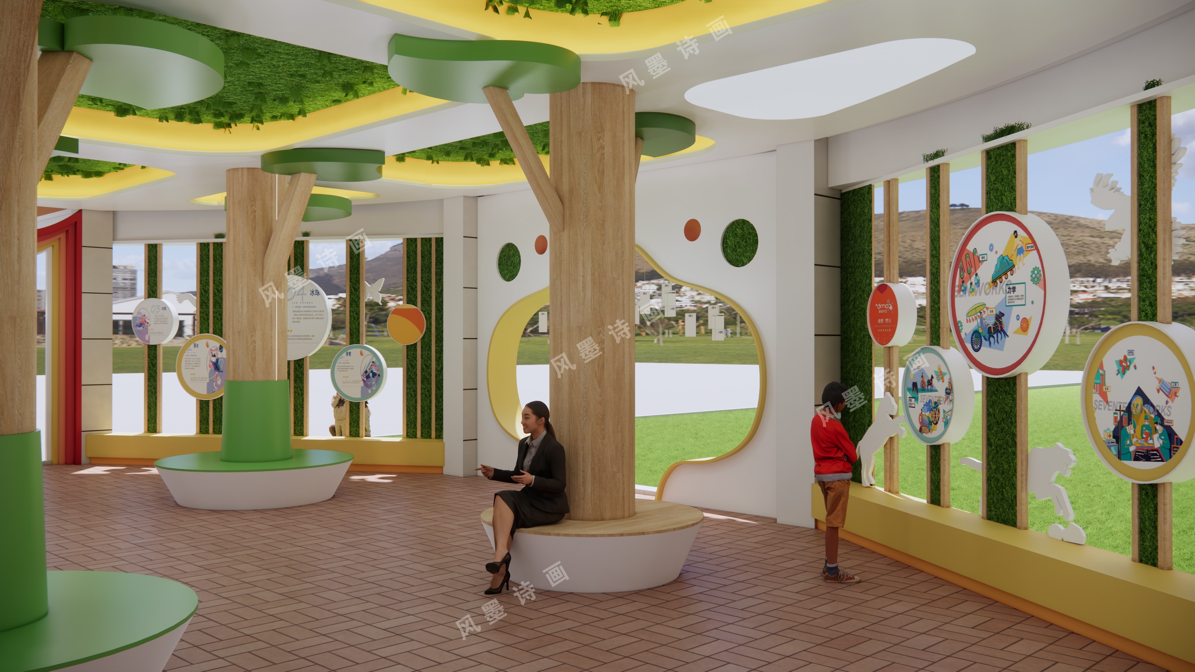 某学校长廊设计-15