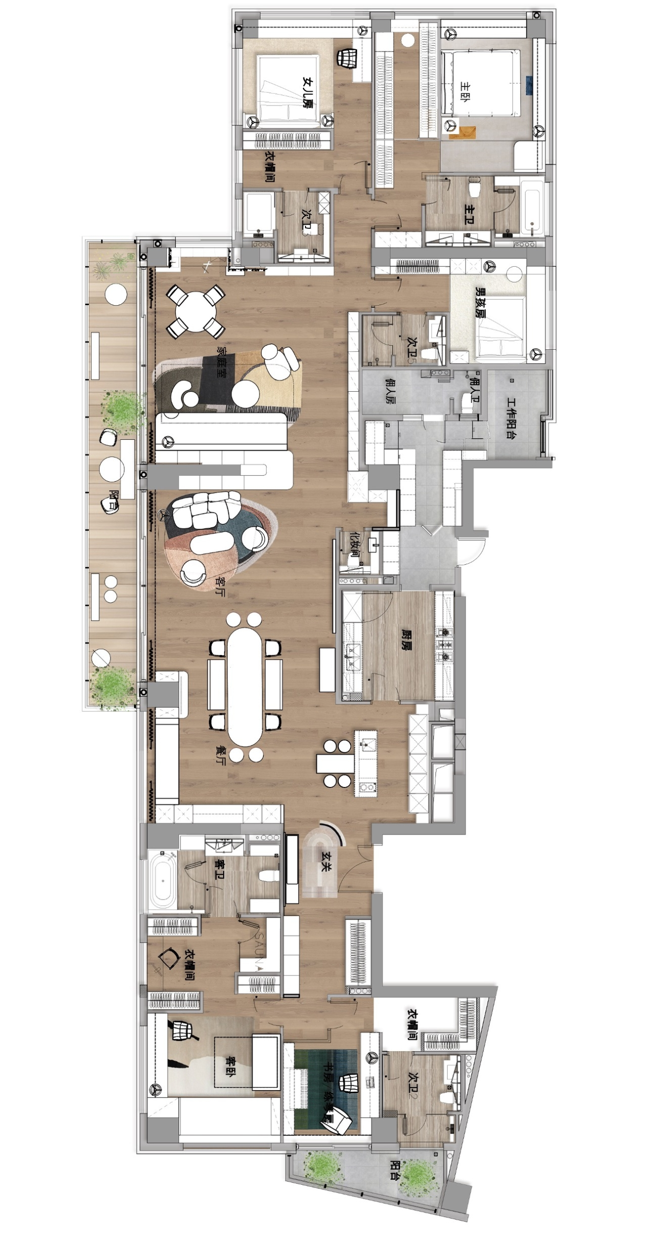 上海 465㎡大平层亲子图书馆丨中国上海丨集宅-10