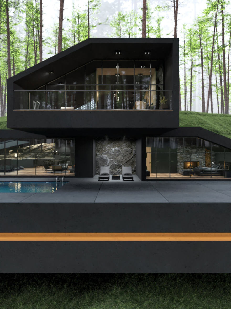 Black Villa New York(纽约黑别墅)丨美国纽约丨Atelier Reza Mohtashami-57
