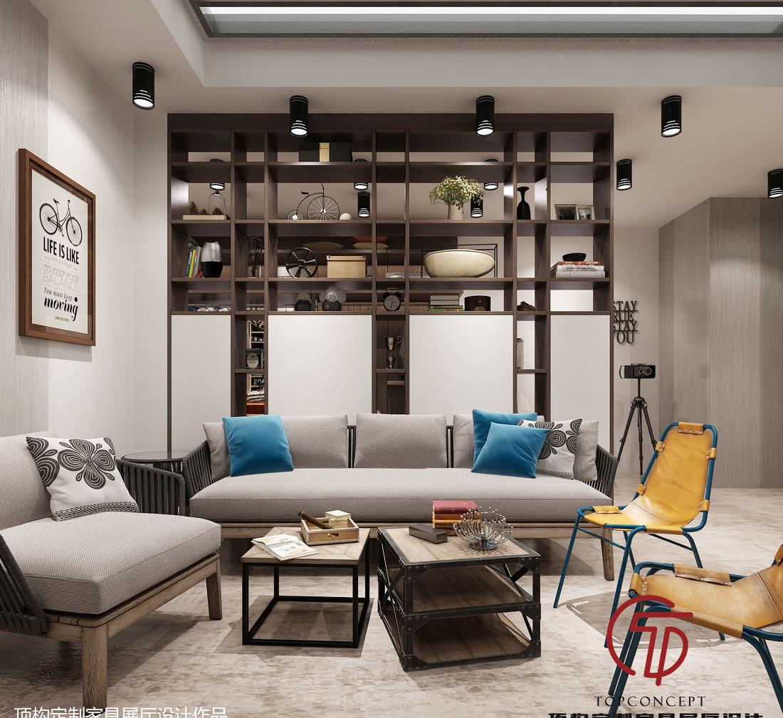 9 号家居极简工业风展厅设计-6