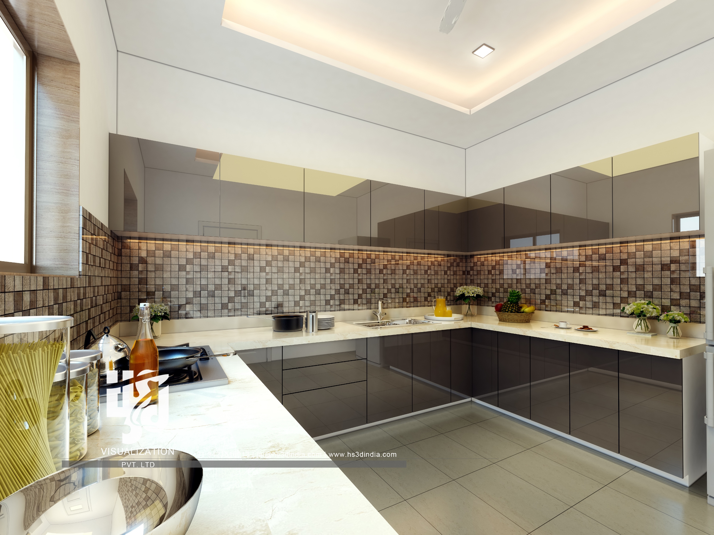 印度 HS3D 打造惊艳住宅室内渲染-62