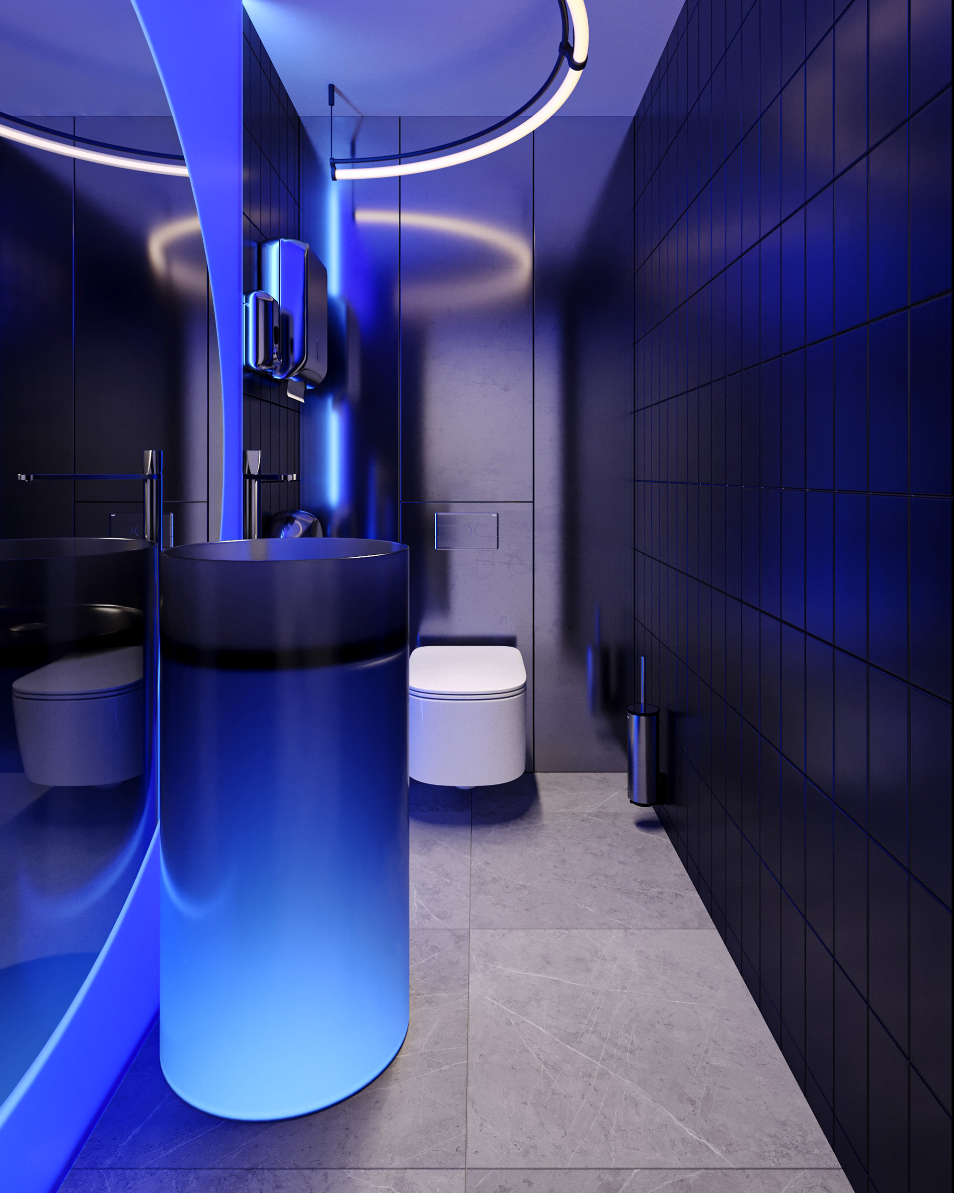 WC & Kitchen Cafe HB丨Sher.Architects-10