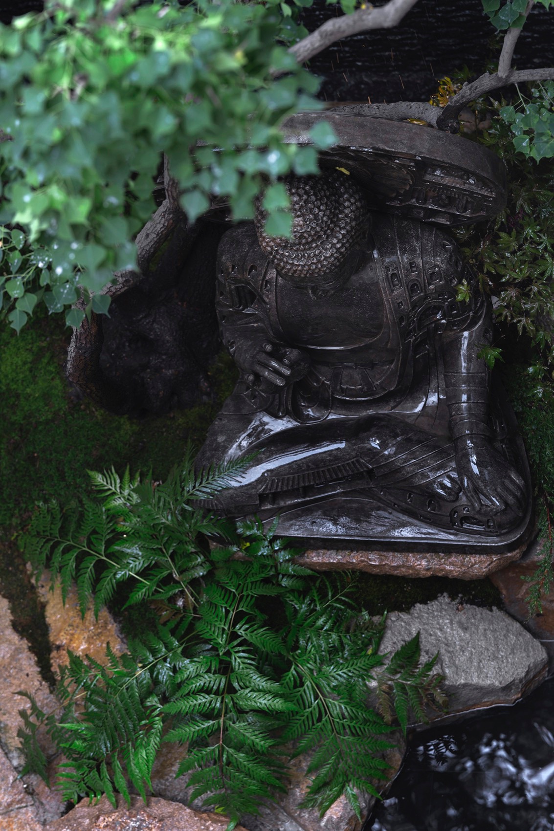 上海桃花源私庭营造丨中国上海丨墨刻丨無言斋造园-36